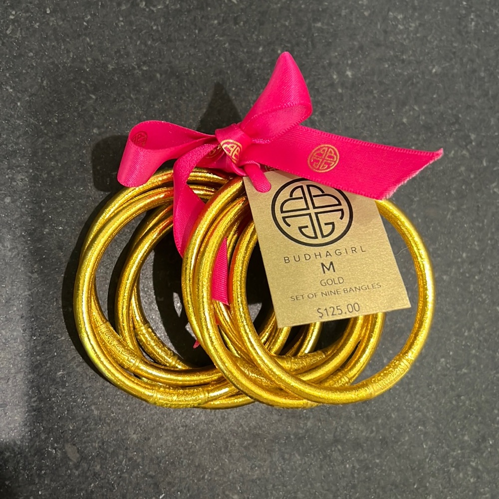 Budhagirl Gold Bangles